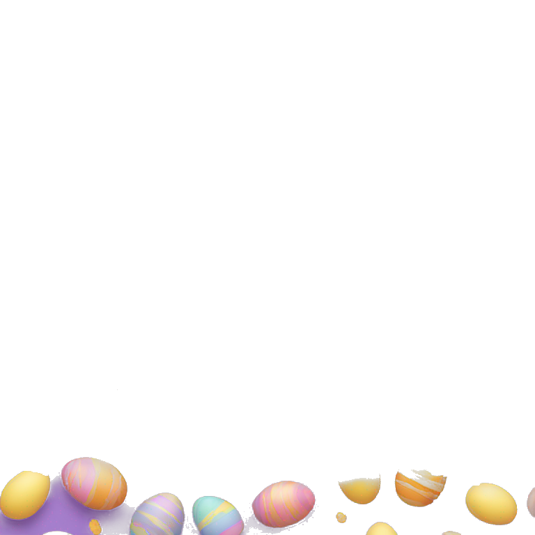 Coloring Easter eggs emoji