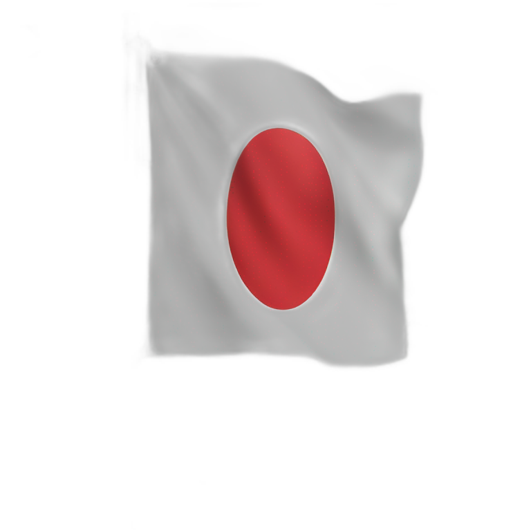 Japan flag on pole emoji