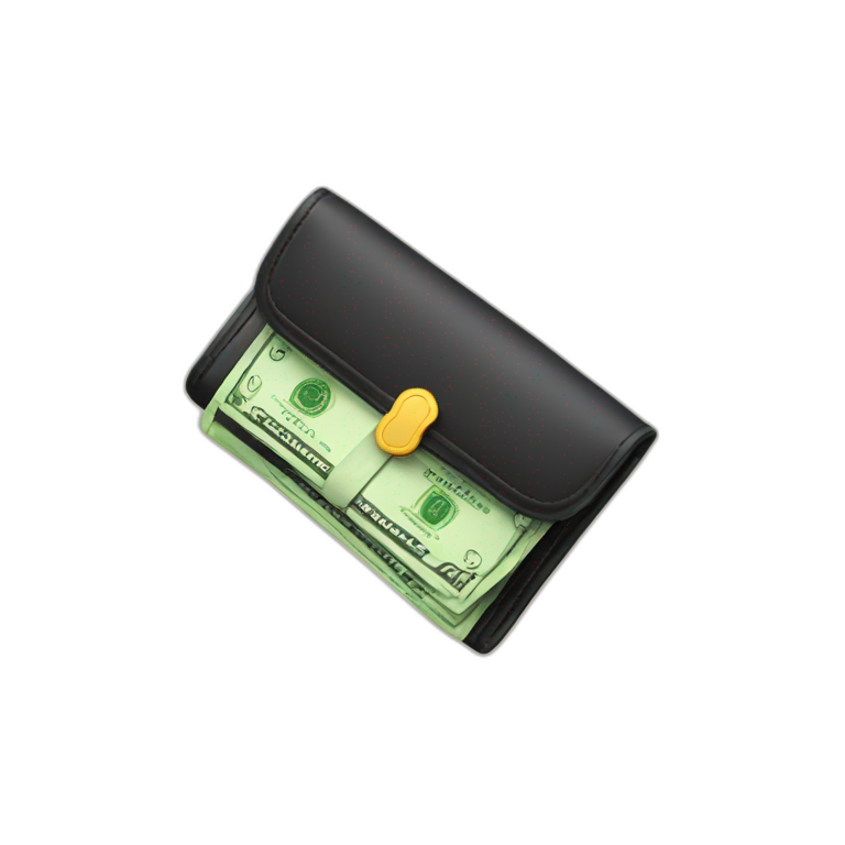 money wallet emoji