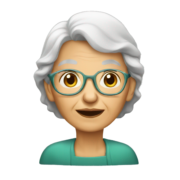 old women emoji