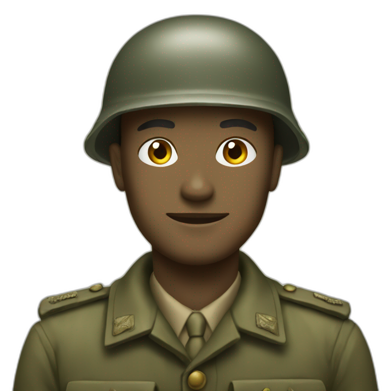 a ww2 soldier emoji