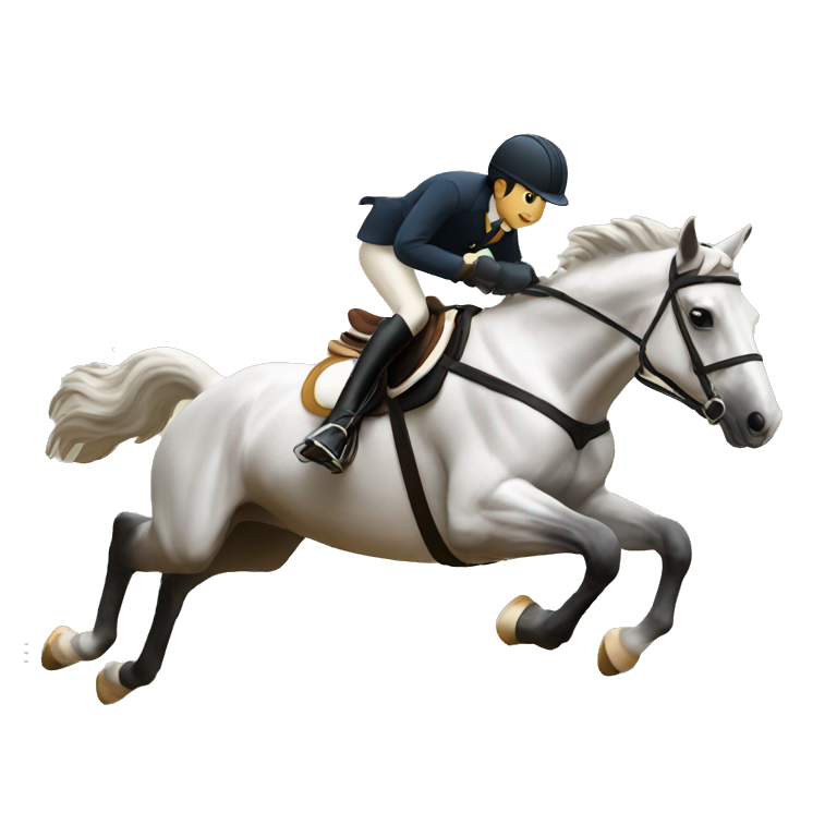 Horse jumping emoji
