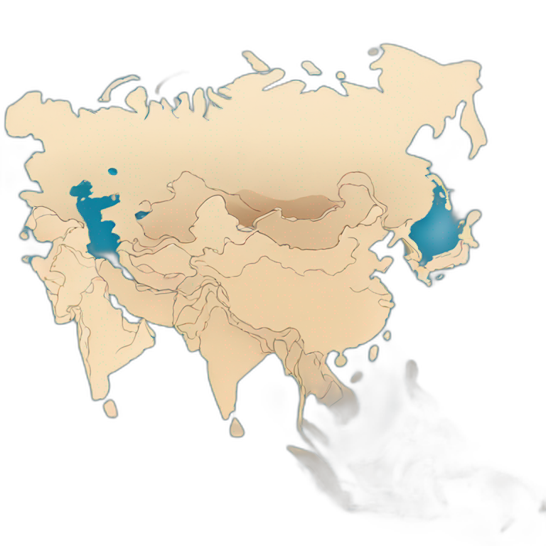 Asia map emoji