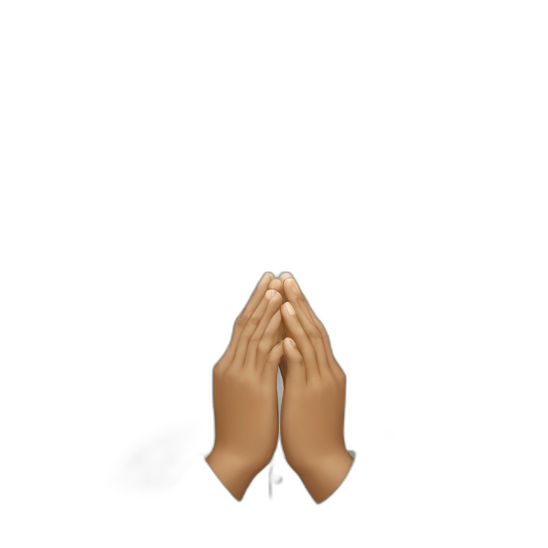 White people pray emoji emoji