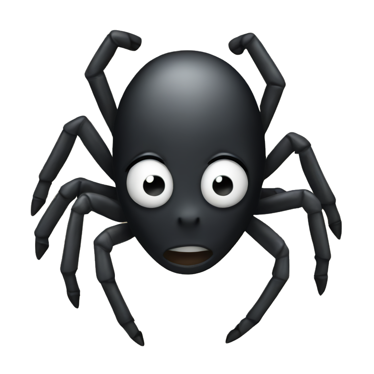 Black Spider  emoji