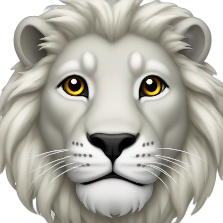 snow lion flag emoji