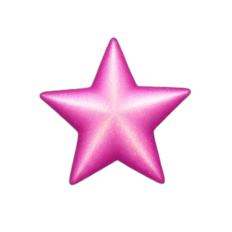pink star sparkle emoji