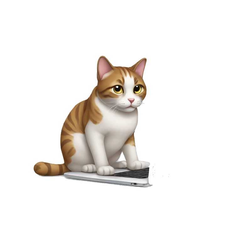 cat with laptop emoji