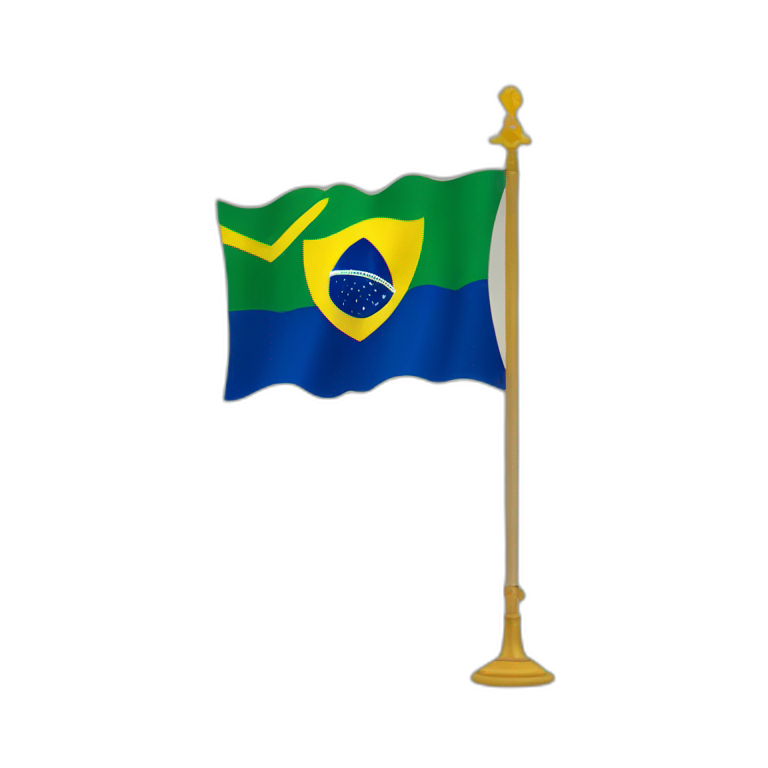 Monarchist Brazil flag emoji