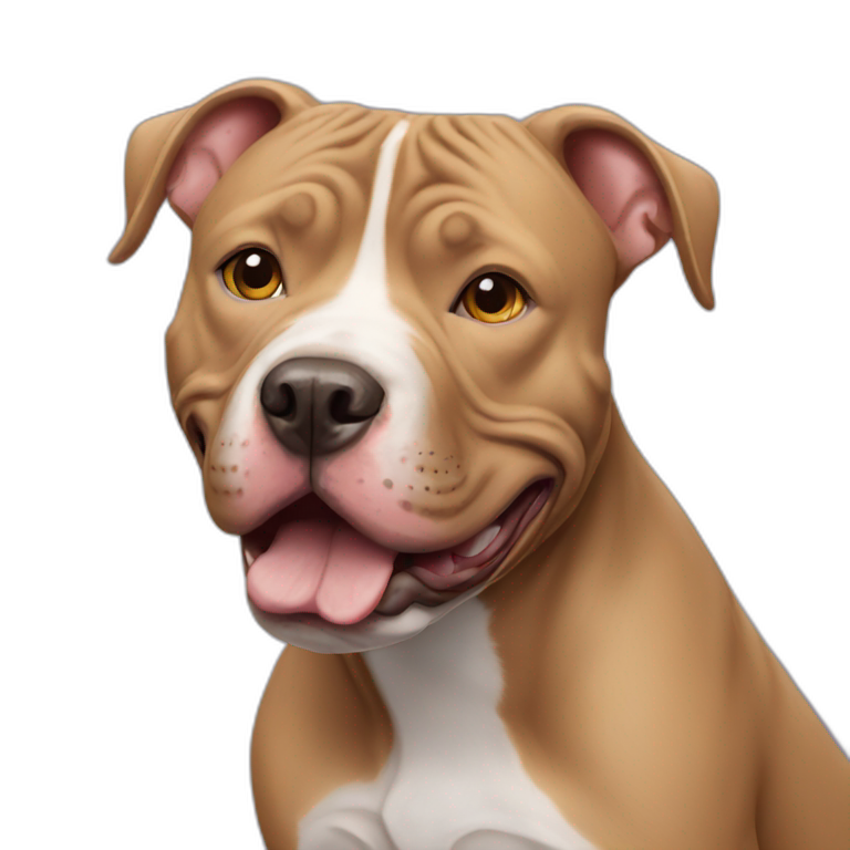 Pitbull dog emoji