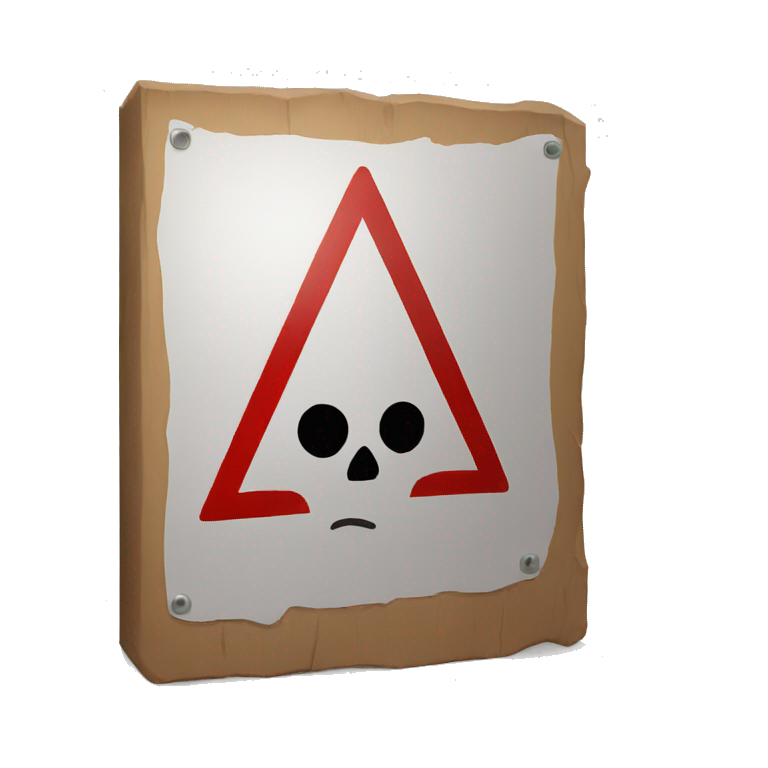 danger sign emoji