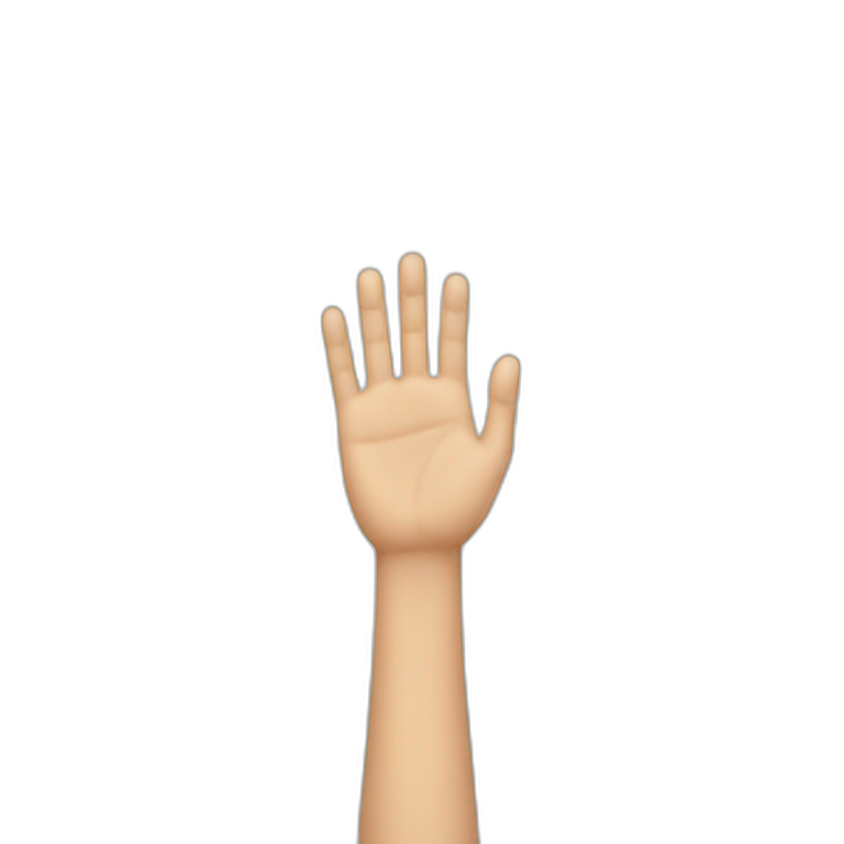 Hand on head emoji