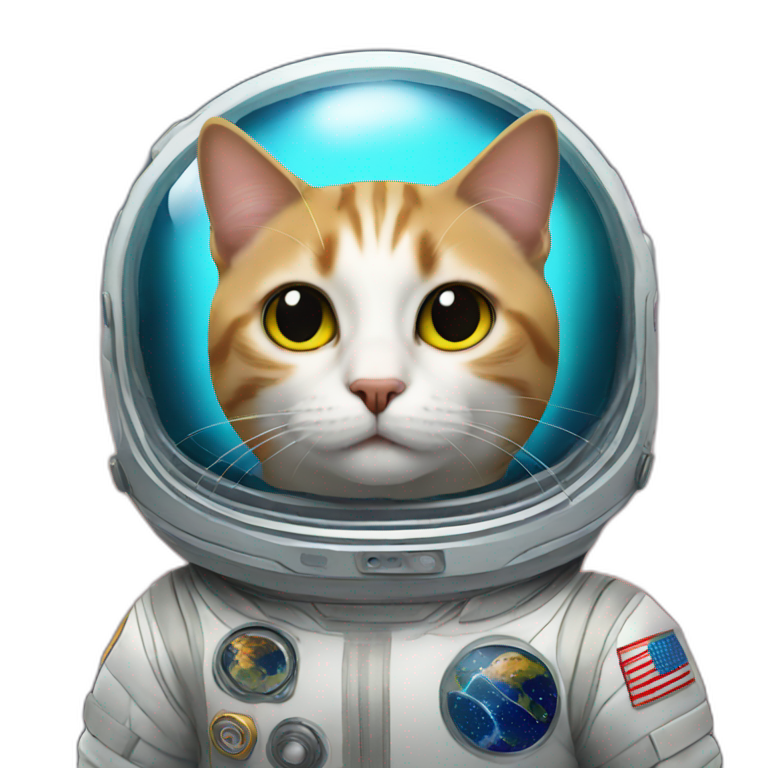 cat in space suit emoji