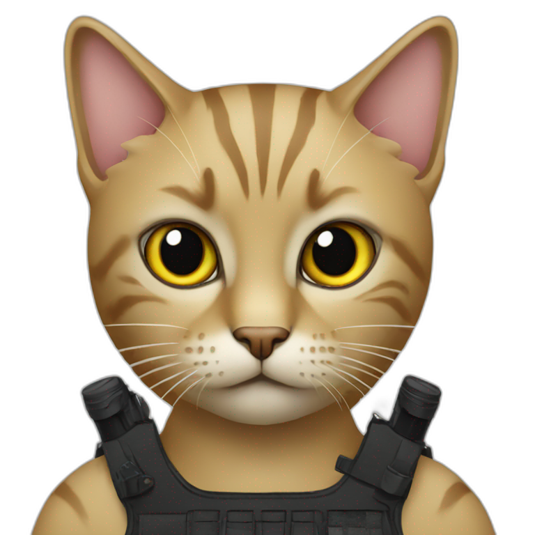 Cat-swat emoji