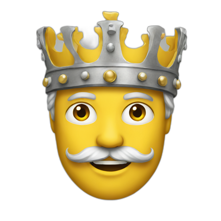 Swedish king emoji