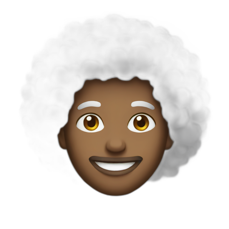 Afro emoji