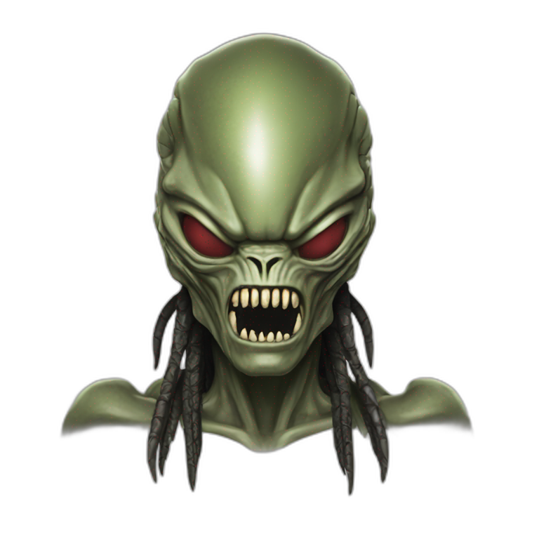 alien predator emoji