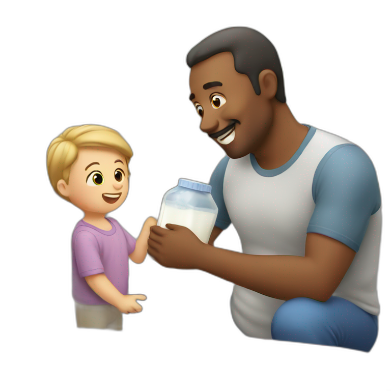 dad-getting-milk emoji