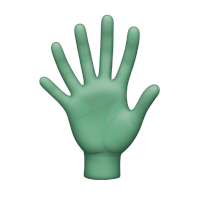 palm-of-one-hand-open-except emoji
