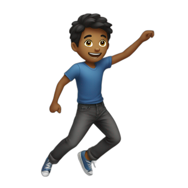 Dancing boy emoji