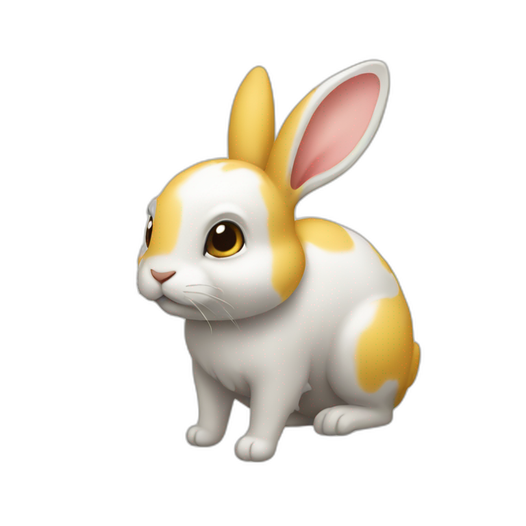 Conejo amarillo  emoji