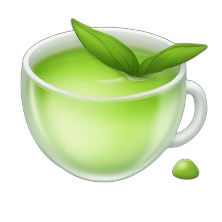 Japanese green tea emoji