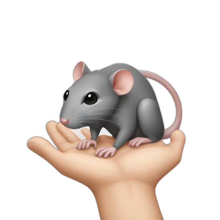 rat rubbing his hands emoji