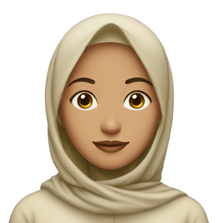 light skin Muslim woman emoji