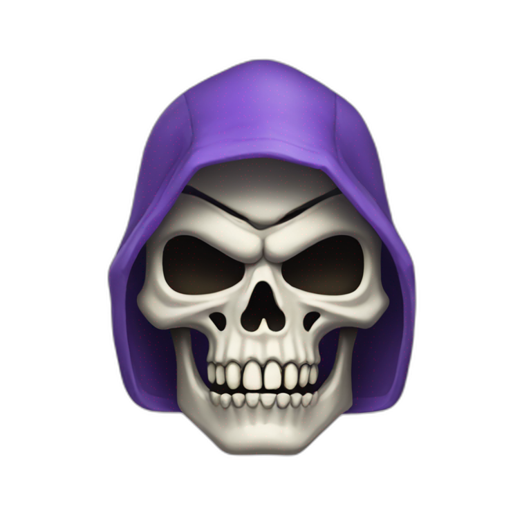 Skeletor head emoji
