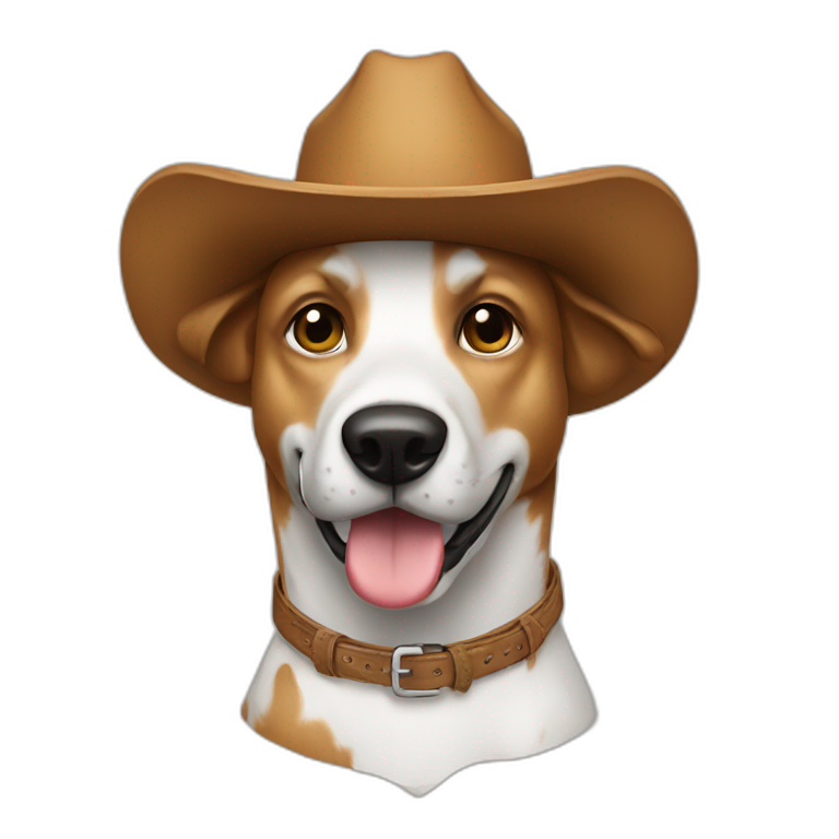 @dog dog dog dog cowboy hat emoji