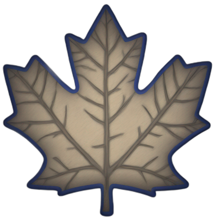 Toronto Maple leafs logo emoji