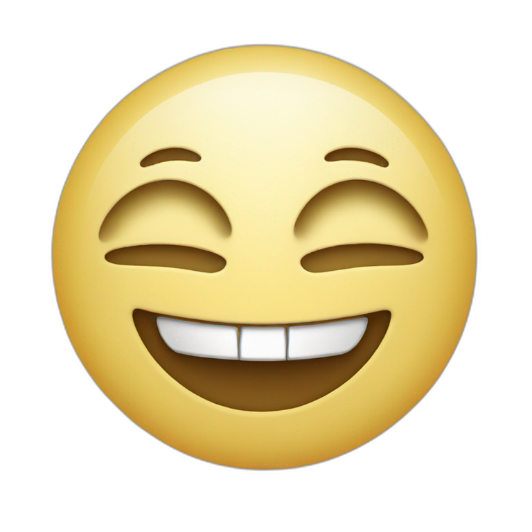 Smile disk emoji