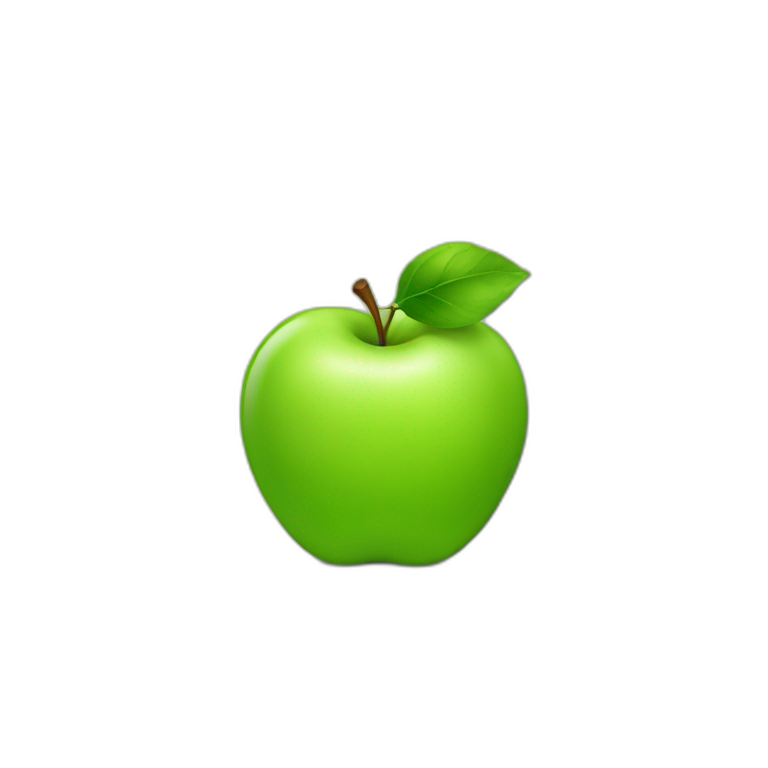 GREEN APPLE emoji