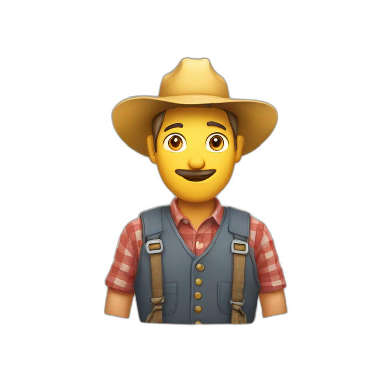 Query with farmer emoji