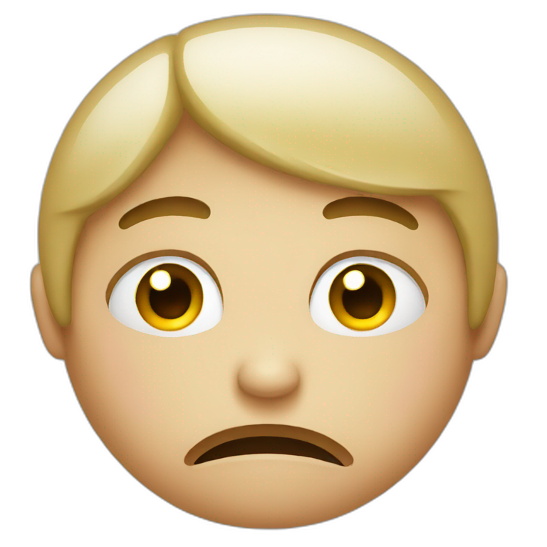 Emoji crying very intensive emoji