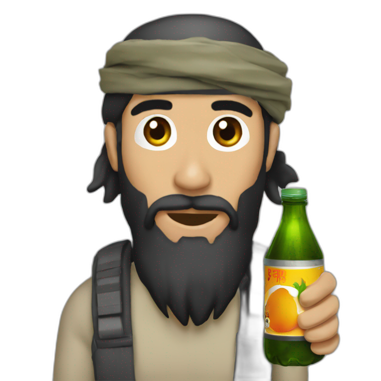 Taliban energy drink emoji