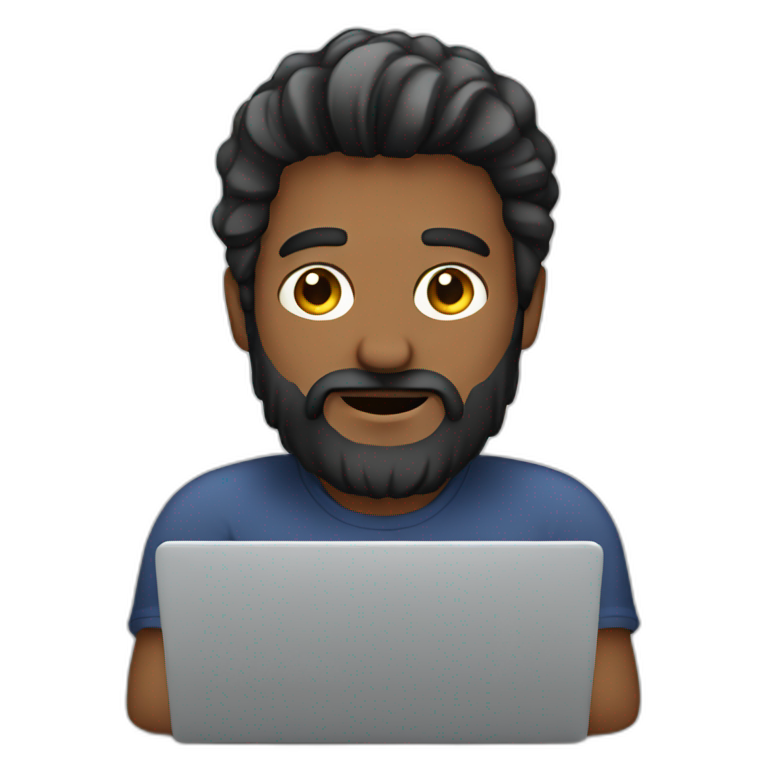 bearded-man-with-laptop emoji