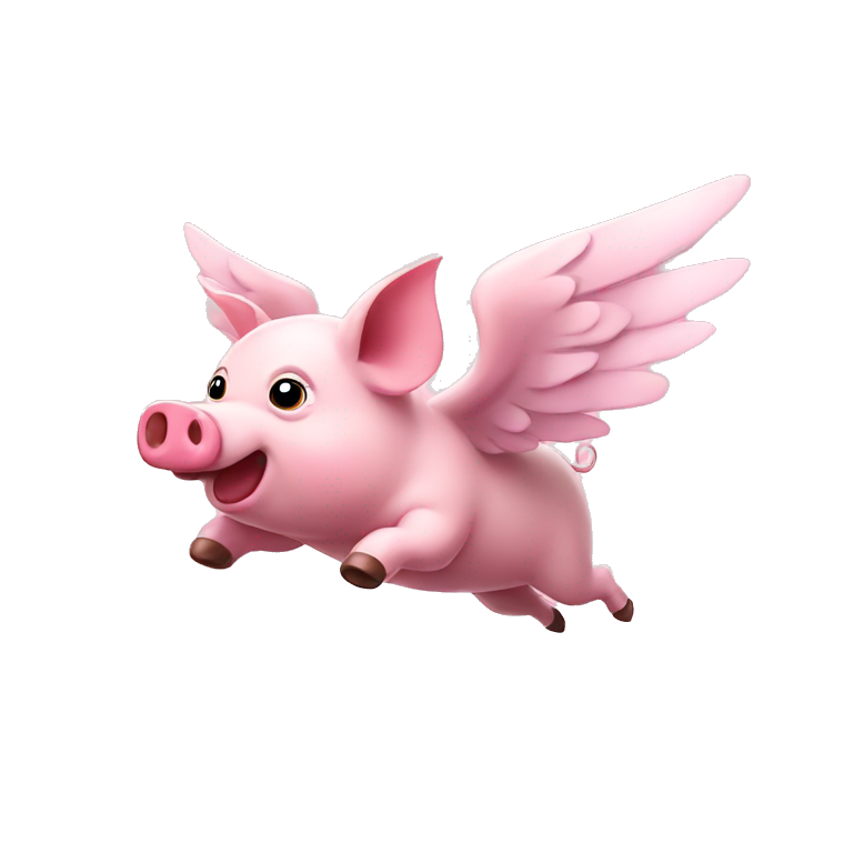 flying pig emoji
