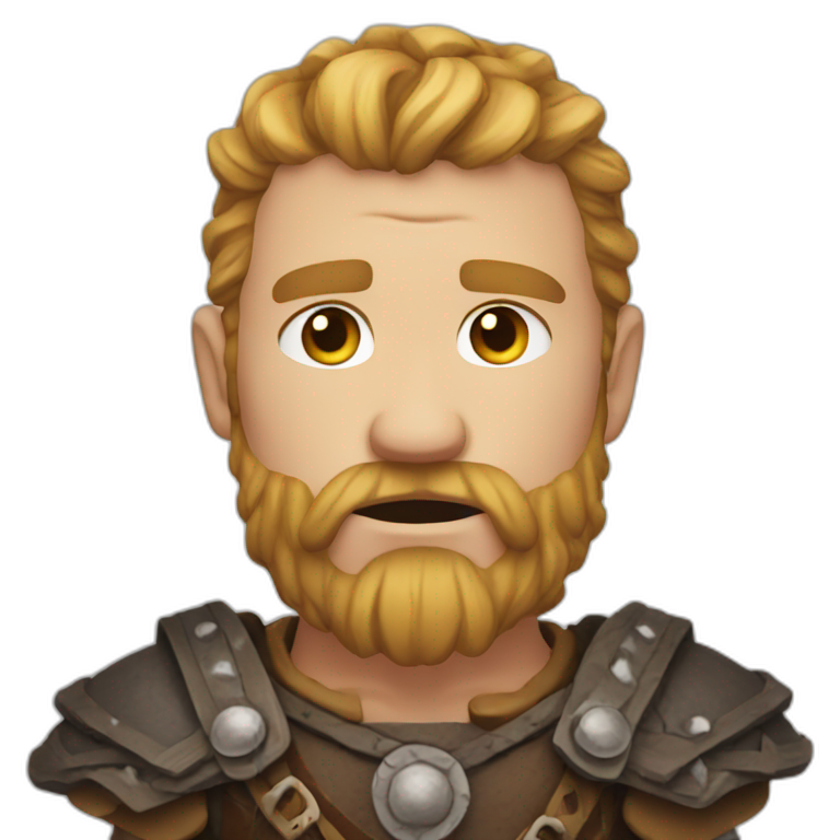 Viking with tears in his eyes emoji