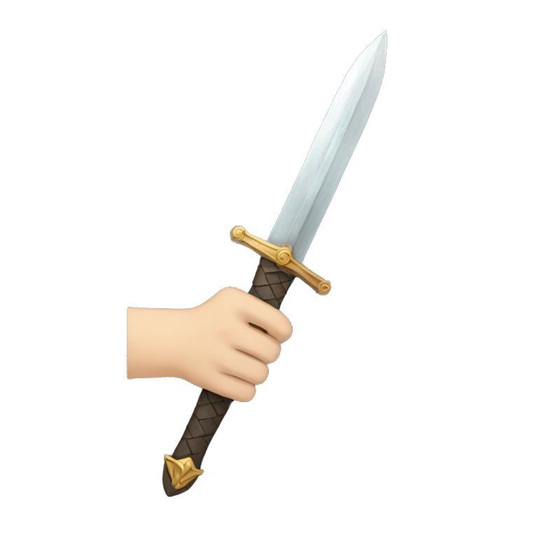 hand-holding-sword emoji