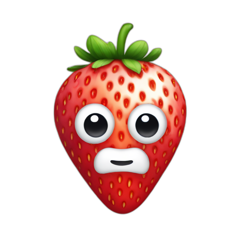 strawberry gumdrop emoji