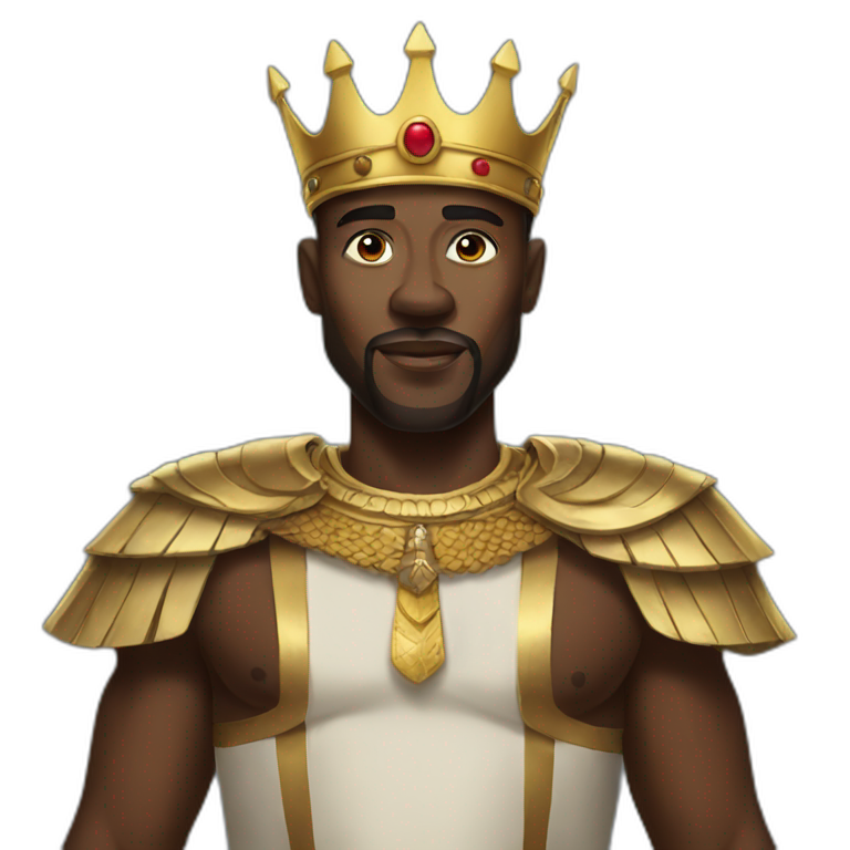 african king  emoji