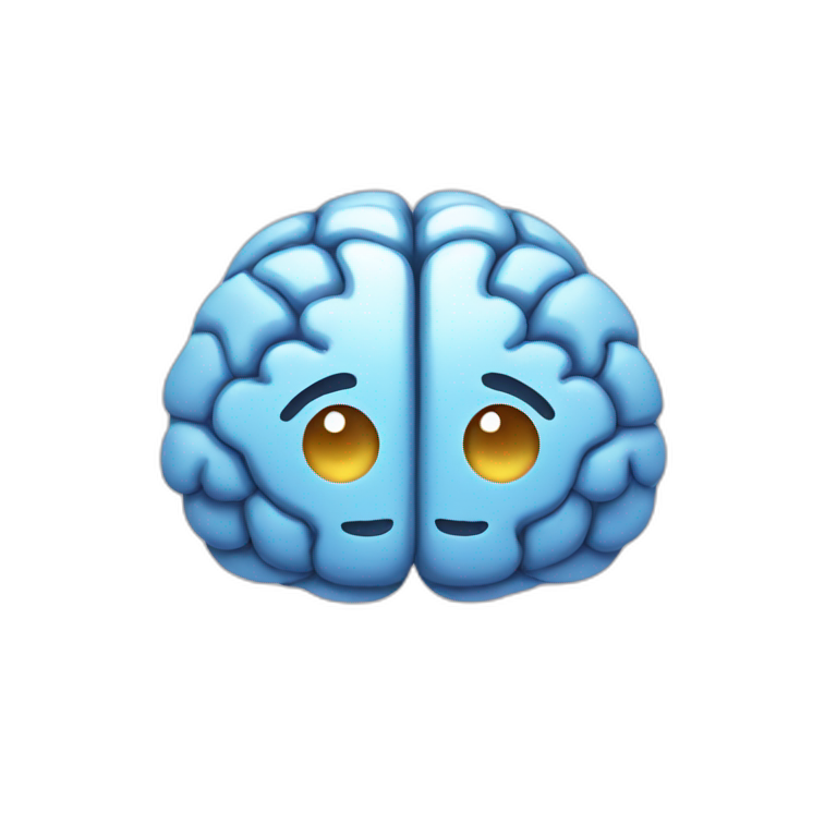 brain app logo emoji