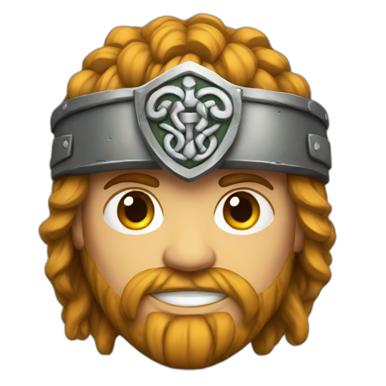 Celtic warrior emoji