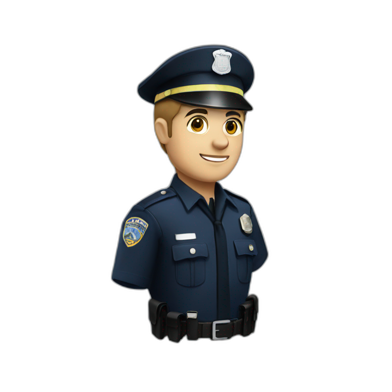 w police officer emoji