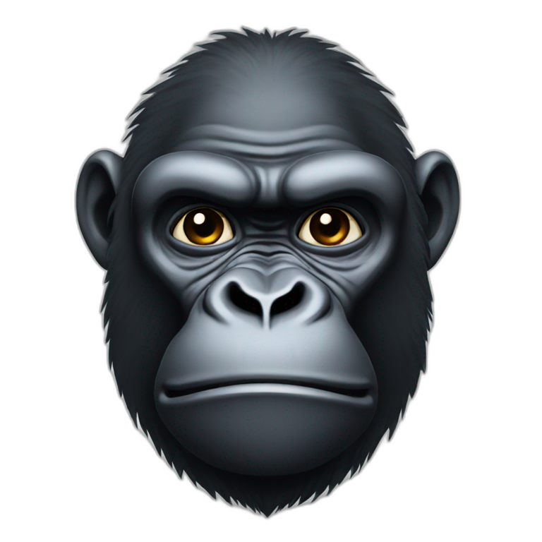 gorilla face emoji