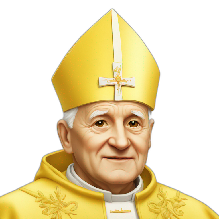 yellow-pope-john-paul-ii emoji