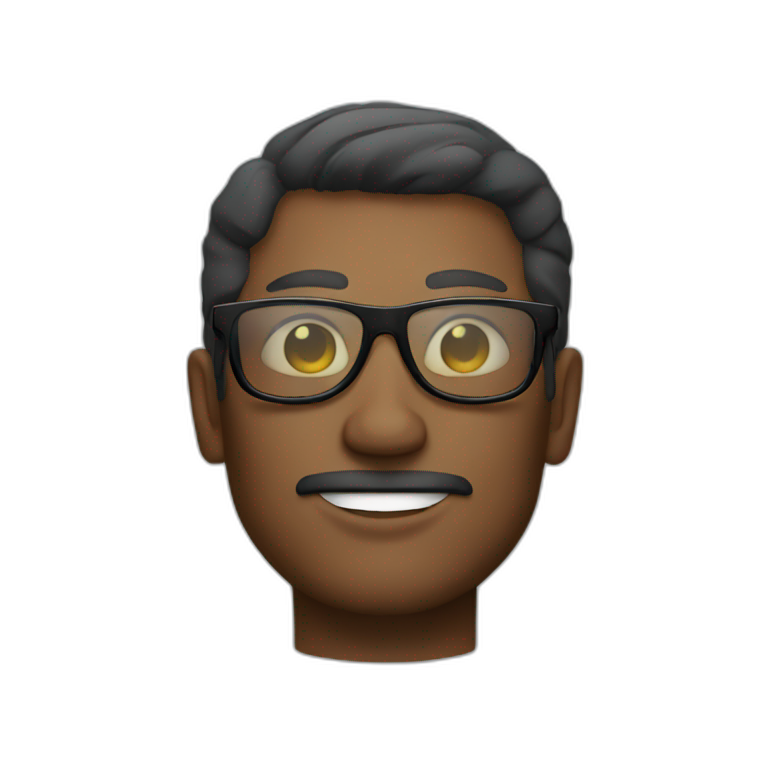 a cool man wearing shades emoji