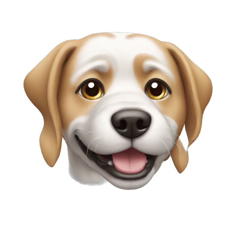 Dog with Mobile emoji