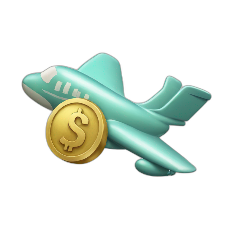 Flying money  emoji